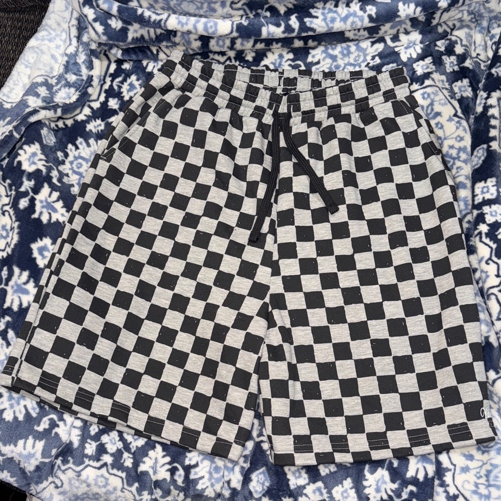 Vans Checkered Athletic Jorts! (Long shorts) Baggy fit! Men’s M! Brand New 10/10
